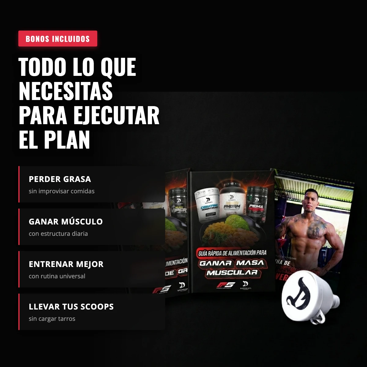 Bonos del Pack Despegue: guías, rutina y embudo portátil